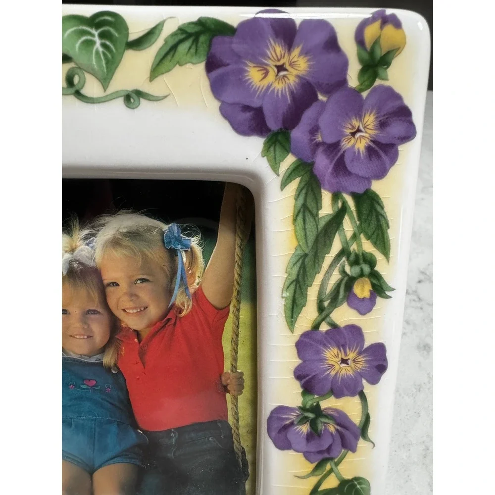 Vintage Ceramic Musical Picture Frame - 